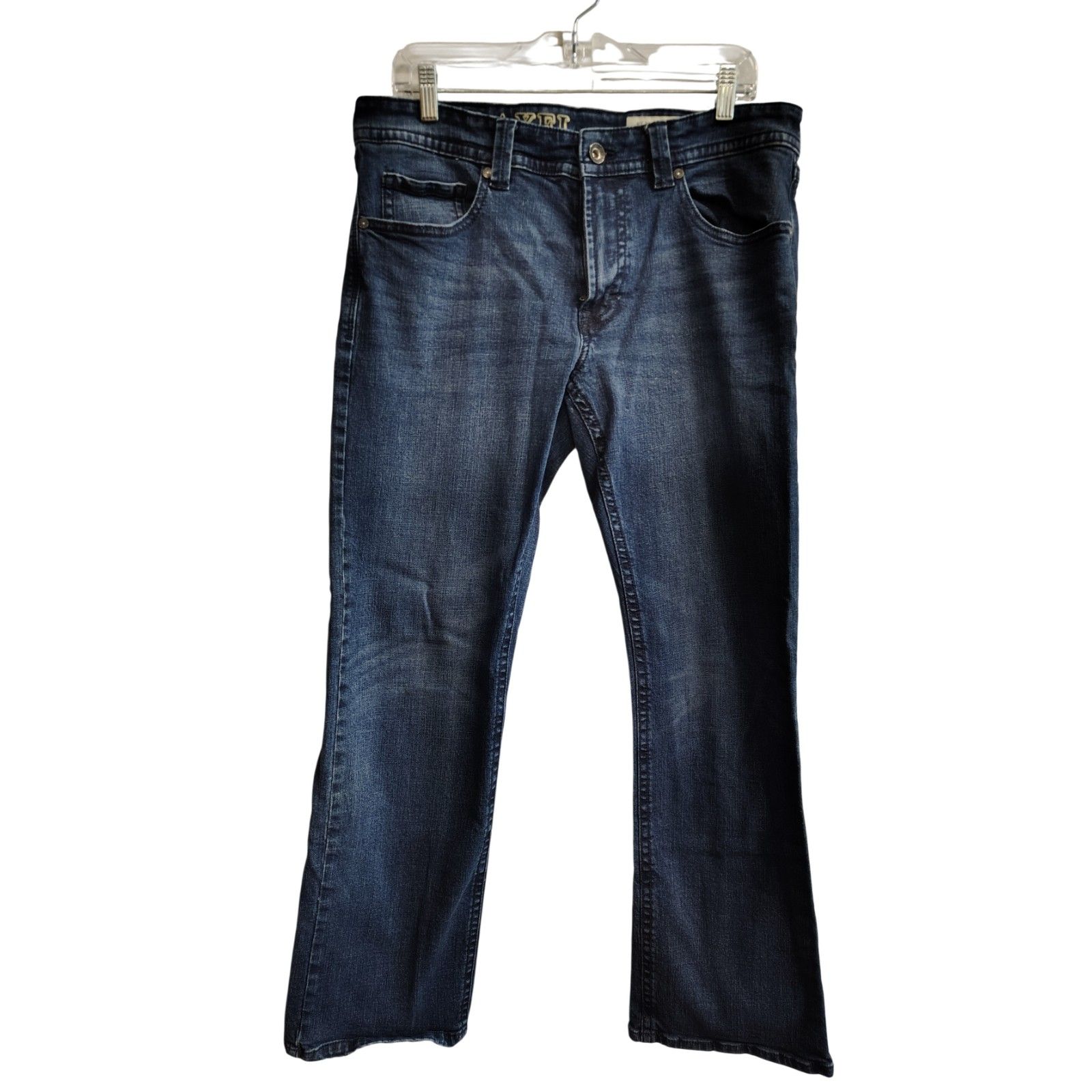 Tk Axel Slim Bootcut W 34 L 32 Men's Blue Denim Jeans